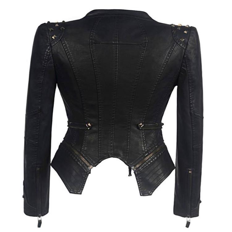 Swallowtail slim waist versatile jacket motorcycle suit