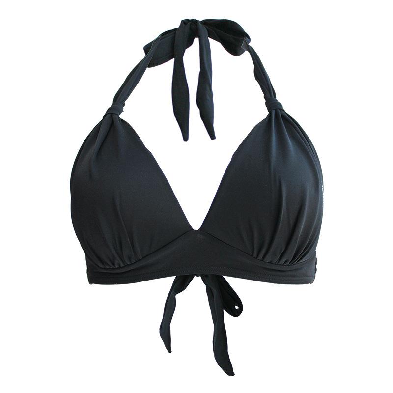 women sexy swimsuit ring steel no color solid strap top