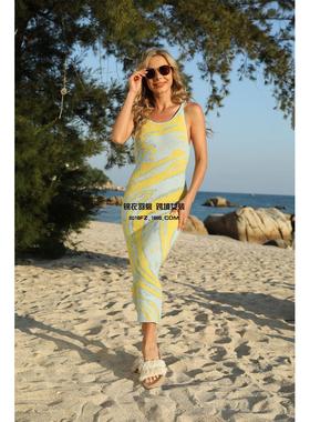 modphy asymmetrical wavy hem round collar jacquard printing