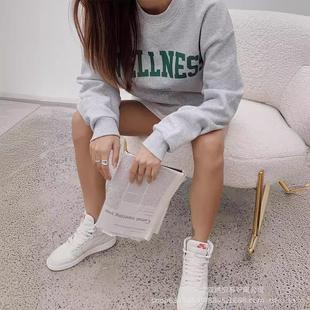 loose women cotton INS sweatshirt style top lazy pullover