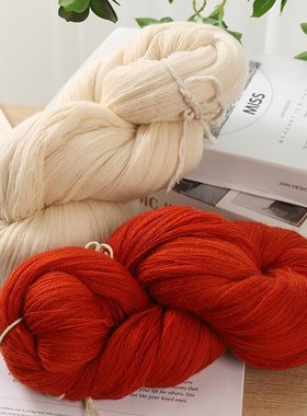 全毛开司米细毛线手工编织澳洲进口美丽诺羊毛线2股精纺100%羊毛