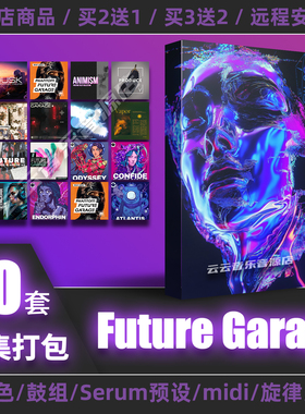 Future Garage采样包鼓组编曲音色Serum预设音色FLstudio音源工程