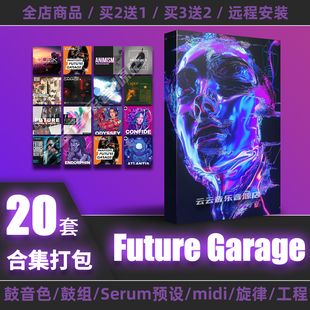 Future Garage采样包鼓组编曲音色Serum预设音色FLstudio音源工程