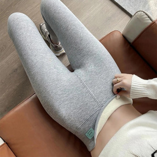 外穿打底裤 保暖裤 羊绒蚕丝东北棉裤 加绒加厚高腰紧身秋裤 女秋冬季