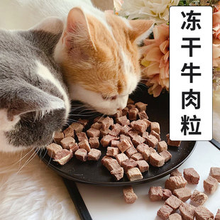 Cc家冻干进口牛肉猫零食宠物食品猫狗营养可奖励零食可做佐餐