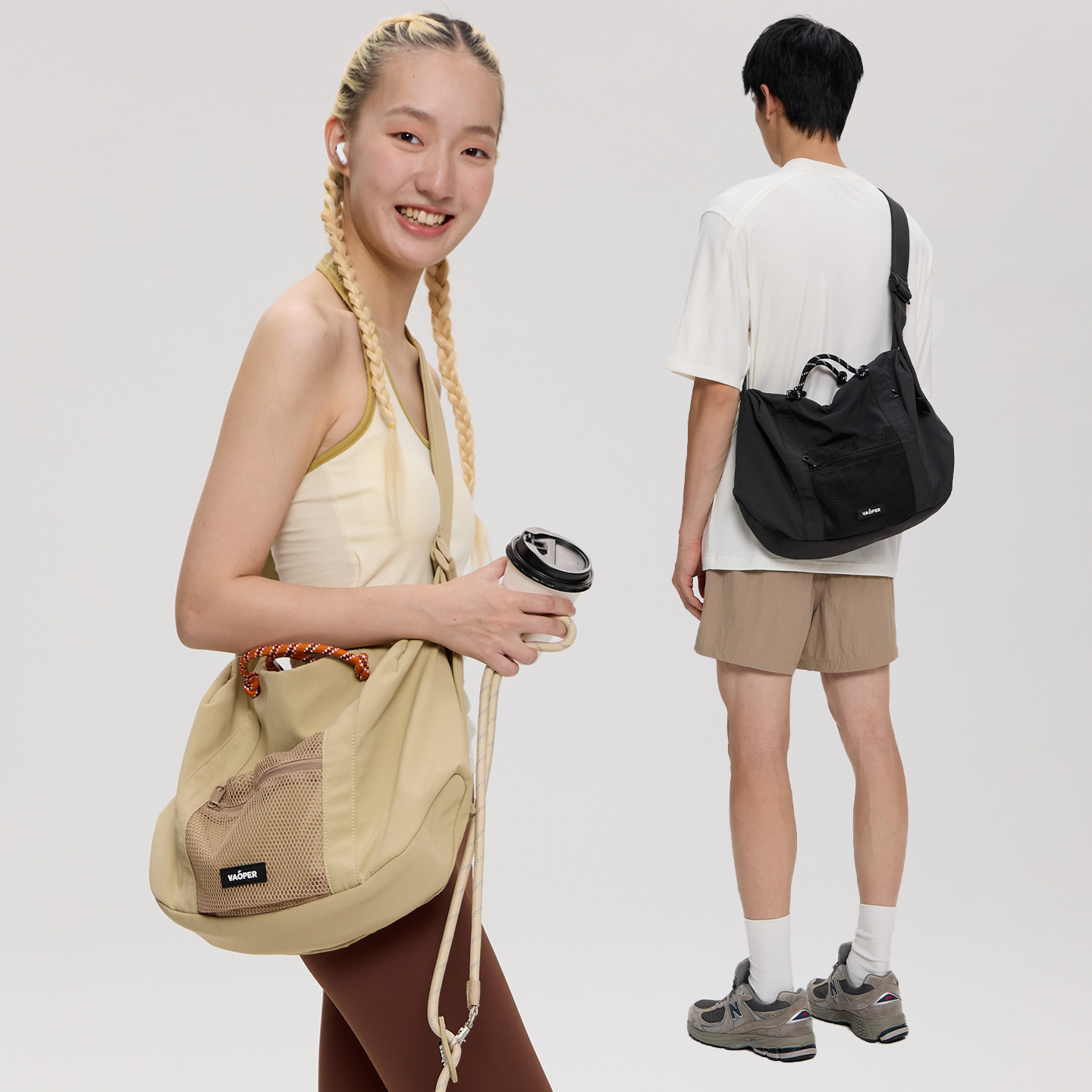 VAOPER旅游轻便托特包大容量挎包