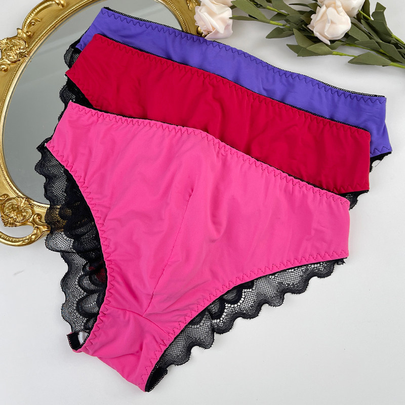 镂空半透明性感男士内裤个性伪娘蕾丝纯欲女性化男式短裤头有囊袋,女士内衣/男士内衣/家居服,男三角内裤,淘宝优惠券,粉丝福利购,淘宝优惠卷