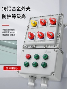 定制防爆磁力配电箱空气开关断路器防爆检修插座箱照明风机控制柜