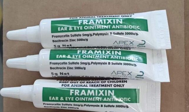 A-派克眼膏宠物犬猫狗结膜角膜溃受损炎泪腺炎灼烧伤流泪