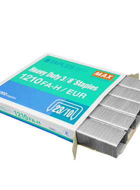 MAX美克司1210FA-H厚层订书针23/10订书钉重型订书针加厚可订80页