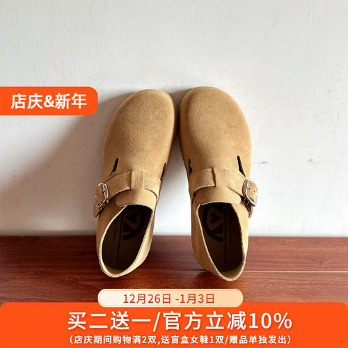 平底圆头勃肯鞋软底单鞋