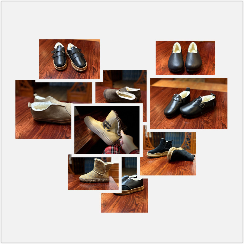 【清仓】自制款全羊毛内里棉鞋