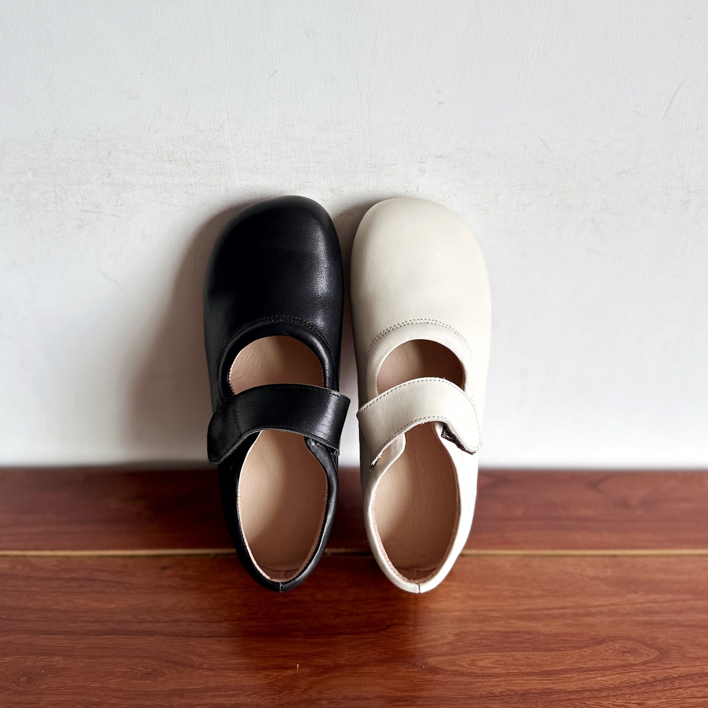 自制款简约文艺手工真皮女鞋