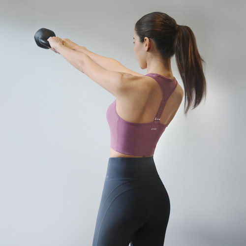 韩国专柜andar瑜伽美背可调节吊带 聚拢防震运动背心 内衣带胸垫