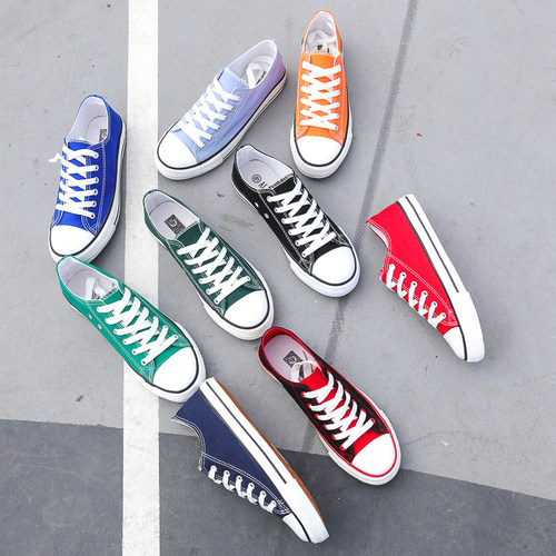 春夏季男士帆布鞋男鞋男生情侣