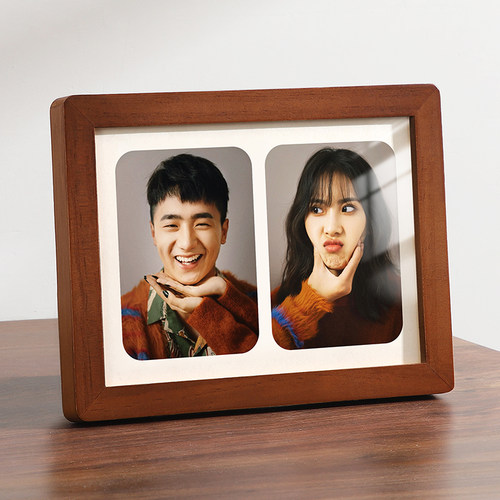 2宫格相框摆台打印情侣纪念相册
