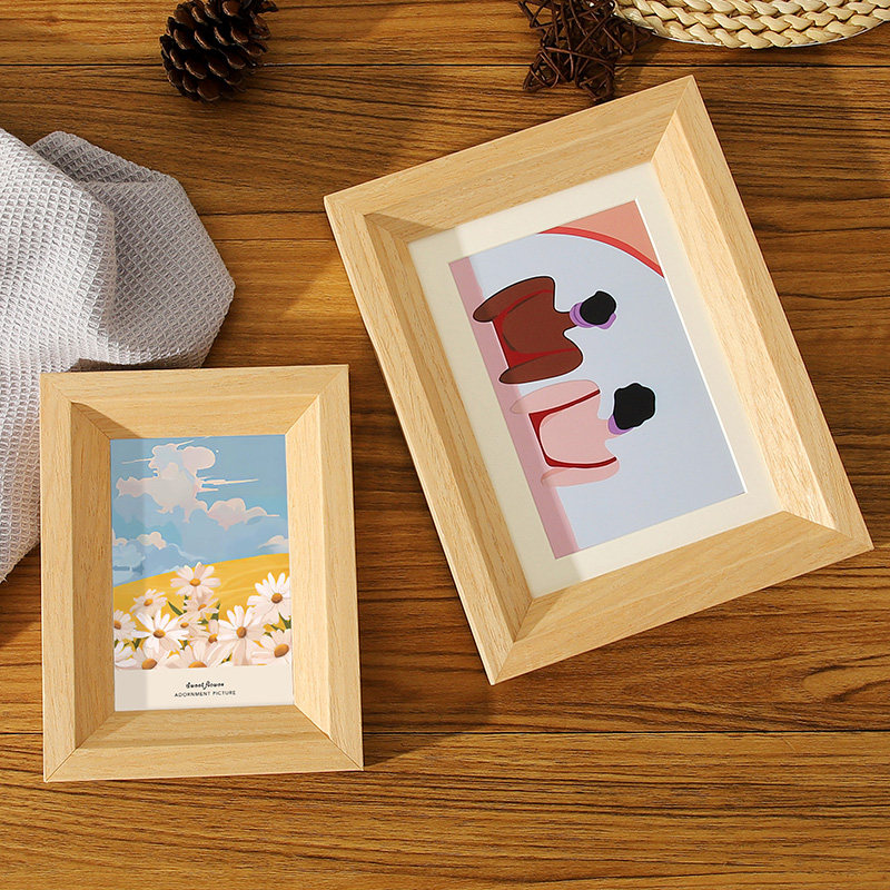 实木质相册框摆台创意画框挂墙桌面摆件6 7寸定制洗照片做成相框,家居饰品,相框/画框,淘宝优惠券,粉丝福利购,淘宝优惠卷