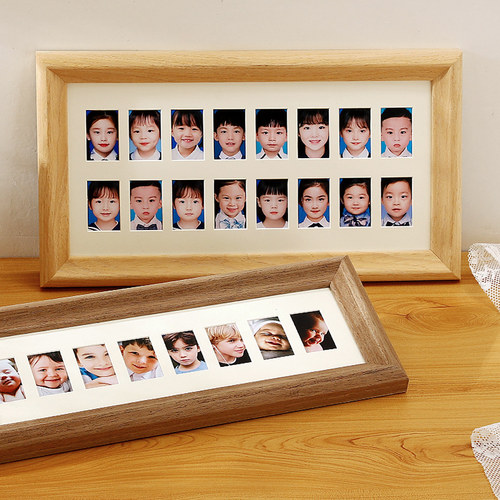 儿童证件照相框宝宝成长收藏摆台