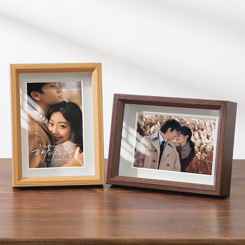 相框空框帶玻璃6寸7寸中空擺件