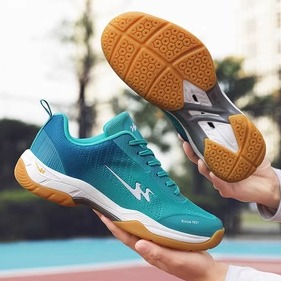 双星飞织网面羽毛球鞋