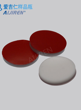 4ml螺旋口瓶垫片 13mm红色特氟龙/白色硅胶隔垫