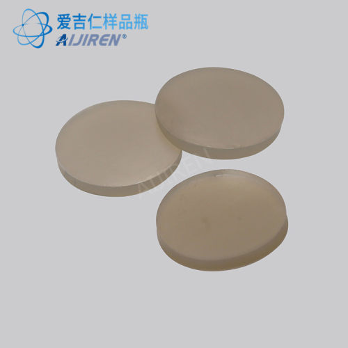 4ml样品瓶垫片 13mm本色PTFE/本色硅胶隔垫 聚四氟已烯胶垫 正品