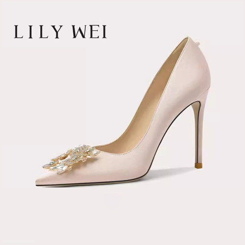 LilyWei法式优雅高跟鞋女小码