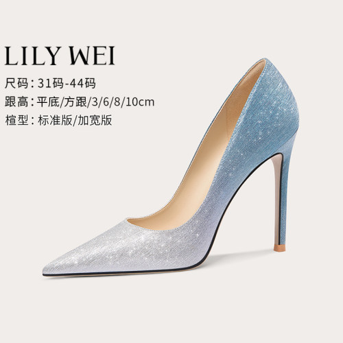 LilyWei宴会跟高鞋法式优雅气质