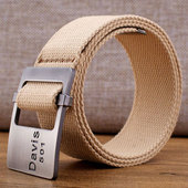 男女通用百搭自动扣休闲皮带青年加长编织帆布腰带学生夏季 裤 带