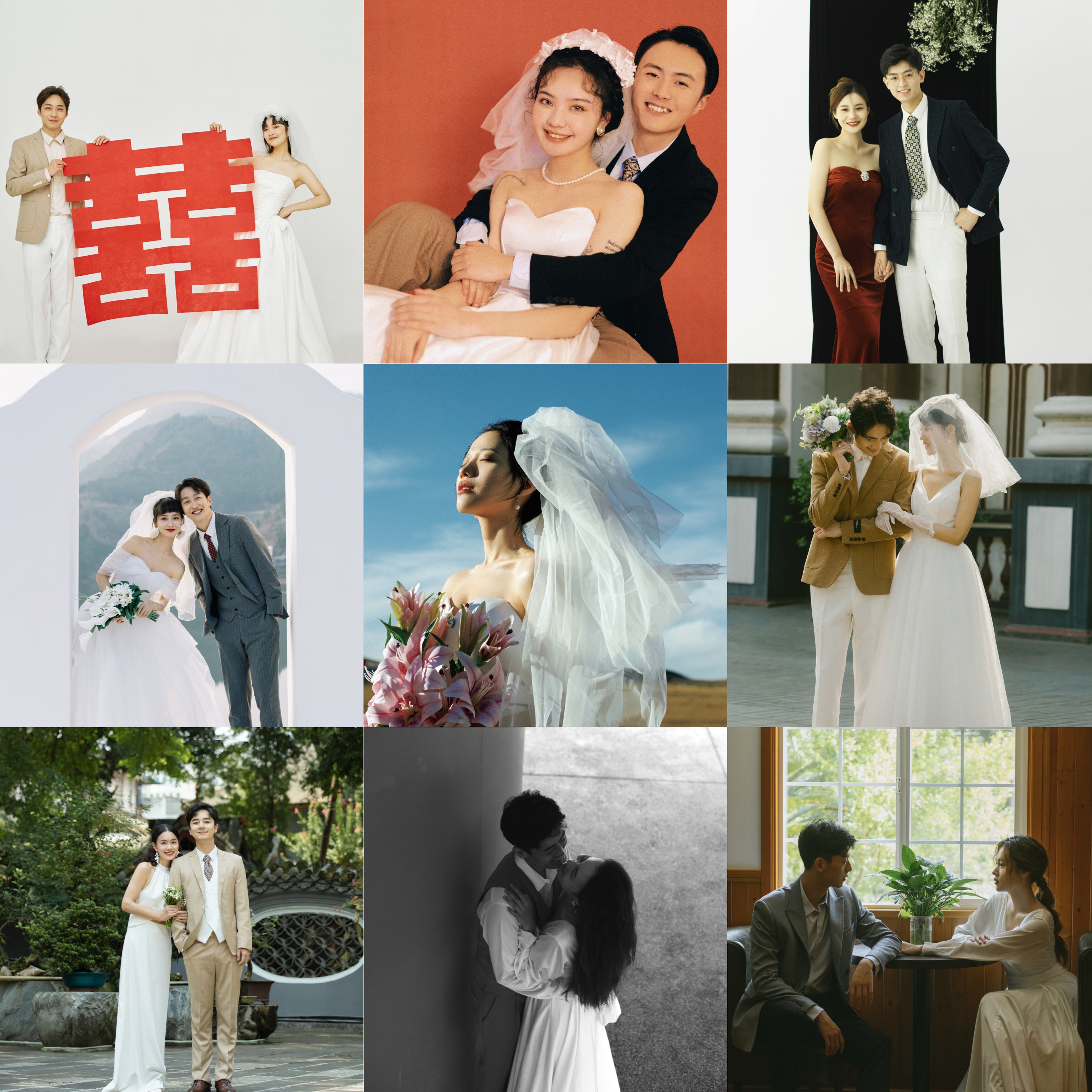 专业PS修图服务婚纱写真图片