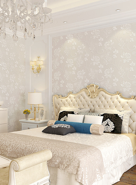 欧式无缝墙布全屋卧室高档现代简约墙纸法式客厅壁布背景墙包安装