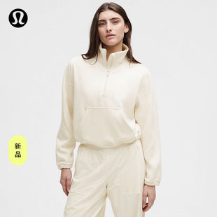 Brushed Softstreme? 女士拉绒半拉链衫丨lululemon丨LW3IDXS