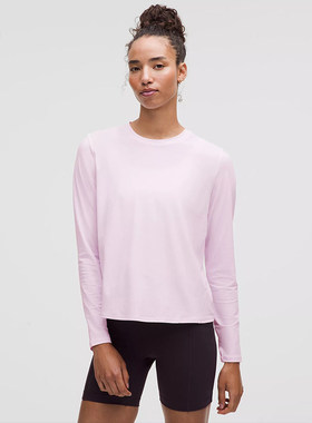 Mesh Panelled女士跑步网面拼接长袖T恤速干 干丨lululemon丨LW3H