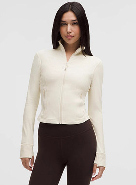 Define 女士短款夹克 *罗纹 Nulu? 芯吸丨lululemon丨LW3HOBS