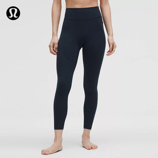Groove 女士运动高腰罗纹拼接紧身裤 24  丨lululemon丨LW5HGUA
