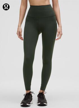 Wunder Train女士运动高腰紧身裤24  *口袋款丨lululemon LW5EZGA