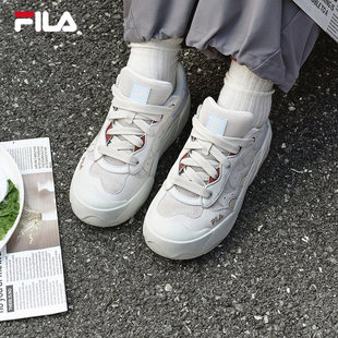 FILA Fila女鞋秋季复古运动板鞋轻便蛋包鞋舒适时尚休闲鞋子