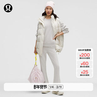 Brushed Softstreme 女士拉绒中腰喇叭裤丨lululemon丨LW5IMOA