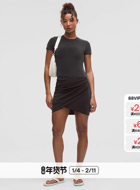 Drapey Softstreme?女士垂坠感半裹身洋装 lululemon丨LW1FCMS