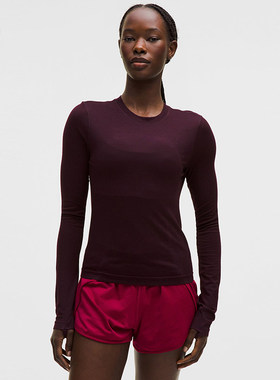 Swiftly Wool 女士羊毛混纺长袖运动衫丨lululemon丨LW3JI4S