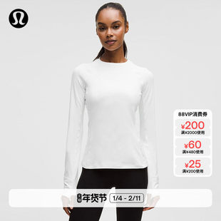 女士长袖 Rulu LW3IM1S 芯吸 lululemon 运动衫