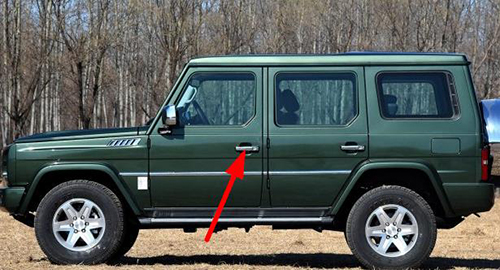 bj80北京汽车b80车门外拉手