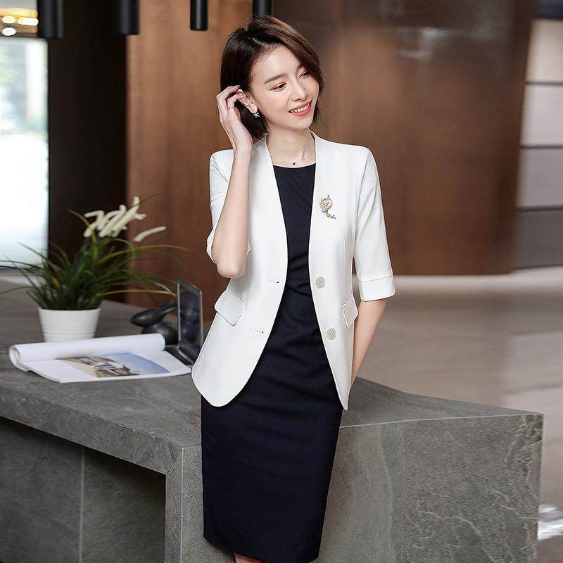 珠宝酒店4S店销售导购职业装2019年新款纯色西装女套装裙OL外套装|ruв категории Женская одежда, костюм/студенты школьную форму/обмундирования, профессионального женский брючный костюм - от Buy2taobao.com для оказания профессиональной услуги покупки агента Taobao