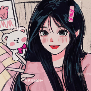 原创q版手绘头像定制代画卡通形象设计动漫画人物绘画师约稿情侣