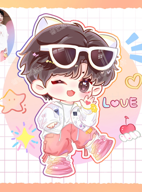 小鼻嘎oc约稿Q版手绘头像定制游戏明星可爱饭圈卡通动漫设计qq人