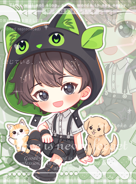 原创Q版手绘头像约稿卡通游戏照片动漫人像设明星周边直播oc定制