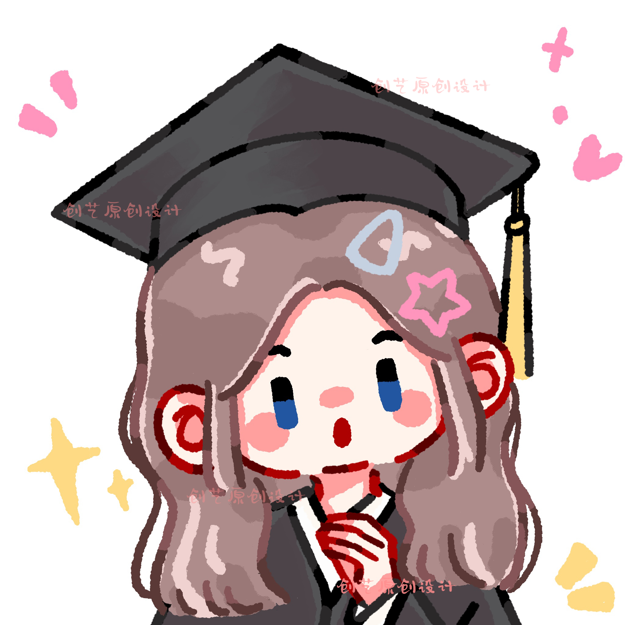 原创Q版手绘头像定制约稿