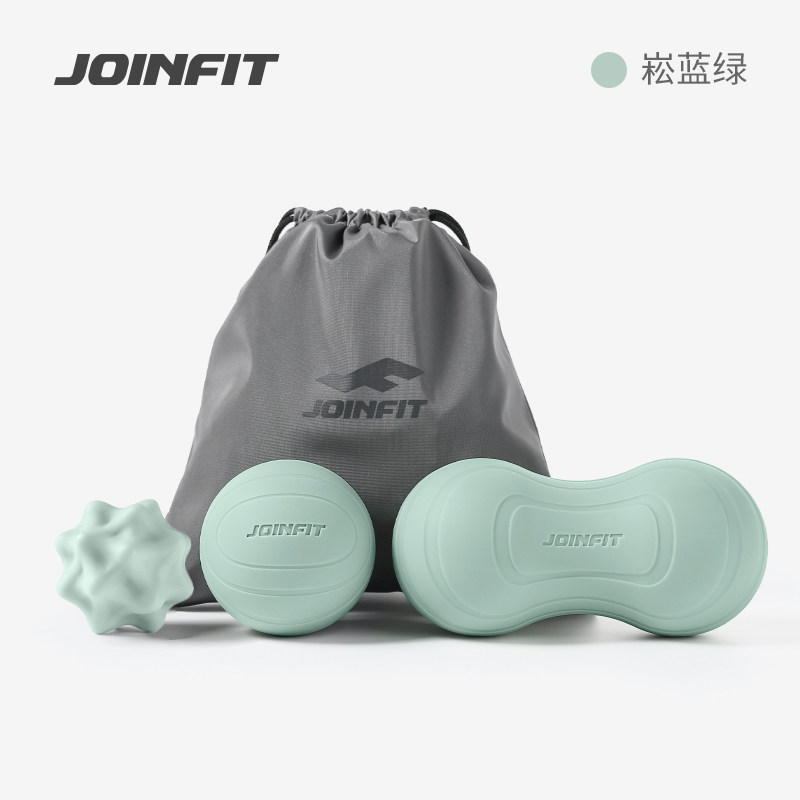 JOINFIT花生球筋膜球腰部背部放松颈膜硅胶按摩球瑜伽健身双滚球