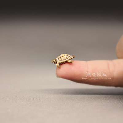 袖珍小陆龟摆件玩具微缩模型