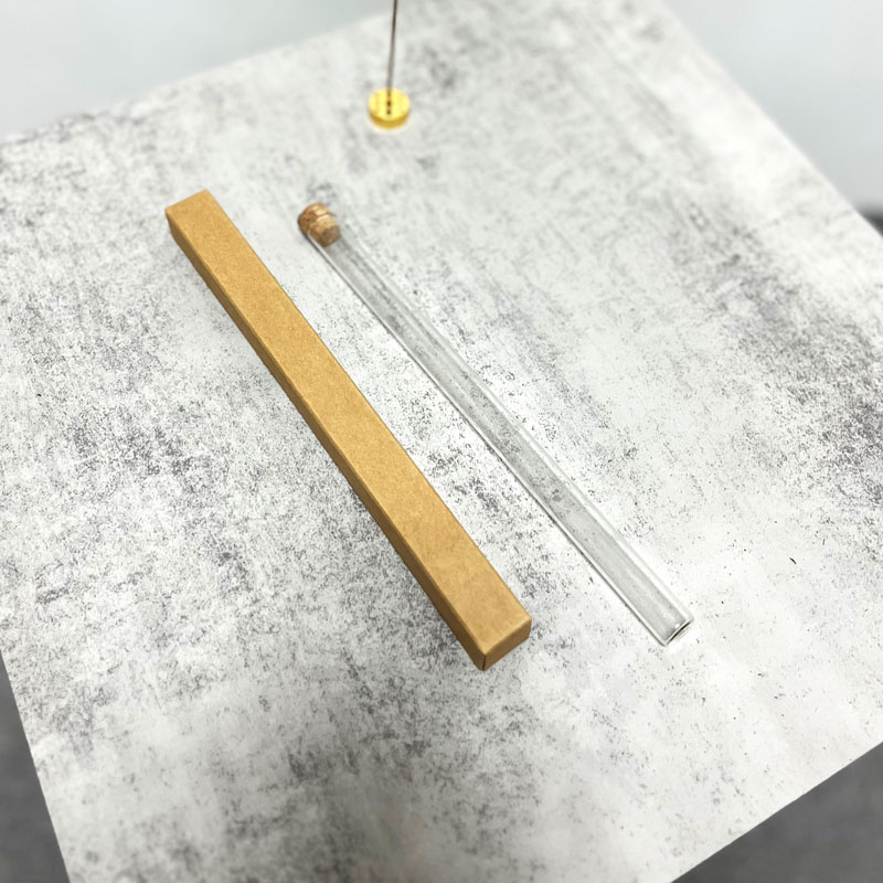 21CM线香盒配10克玻璃管套装现货